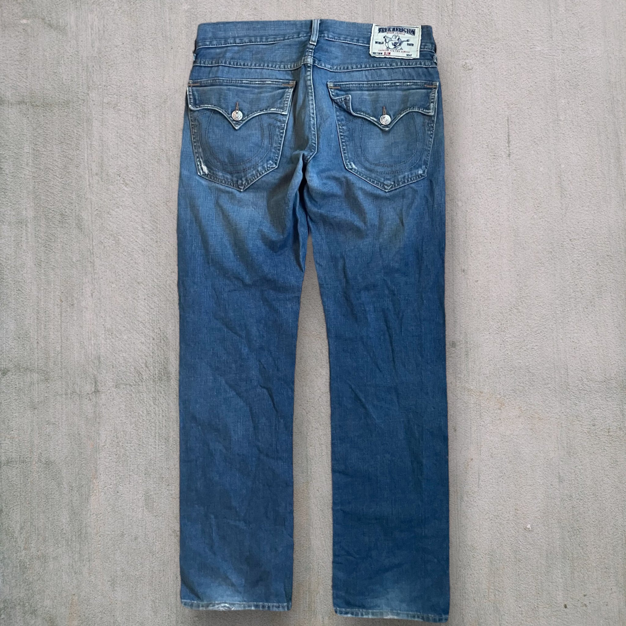 True Religion Slim Jeans (33W) 693