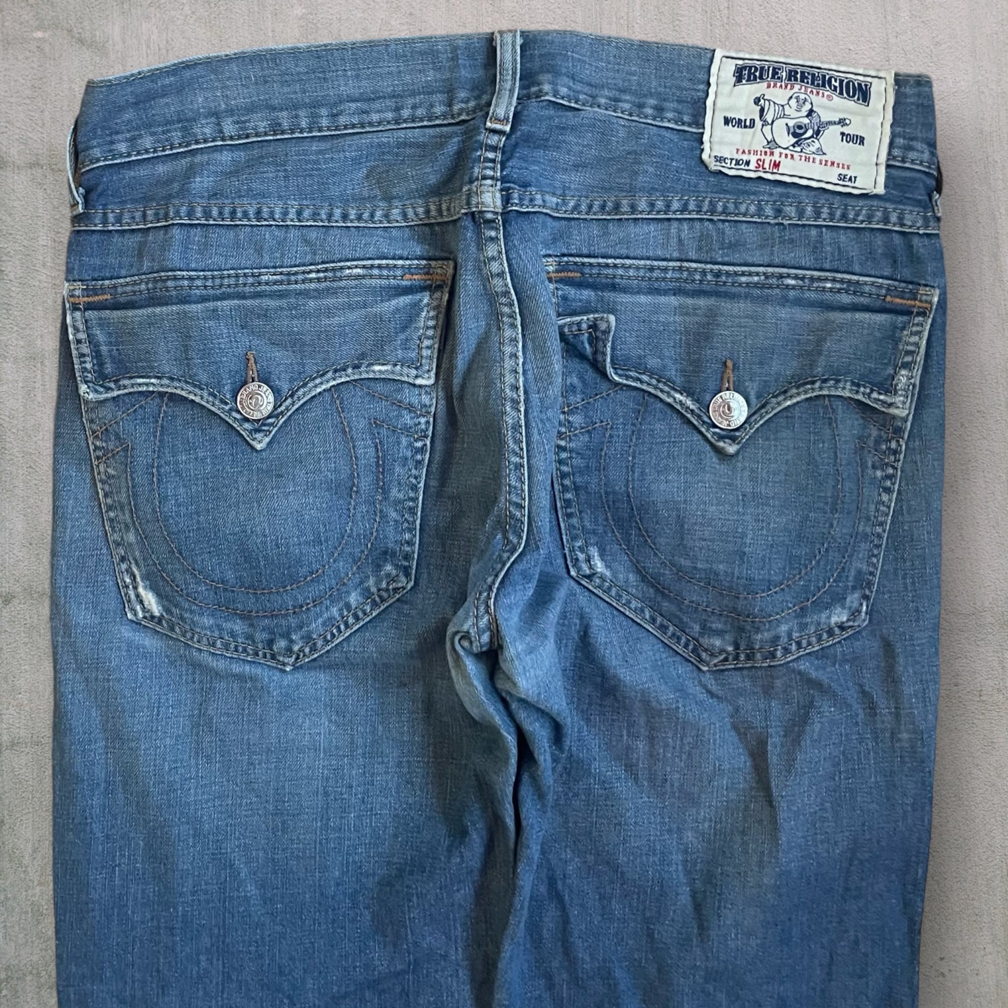 True Religion Slim Jeans (33W) 693